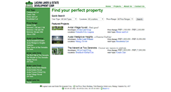 Desktop Screenshot of lagunalands.com
